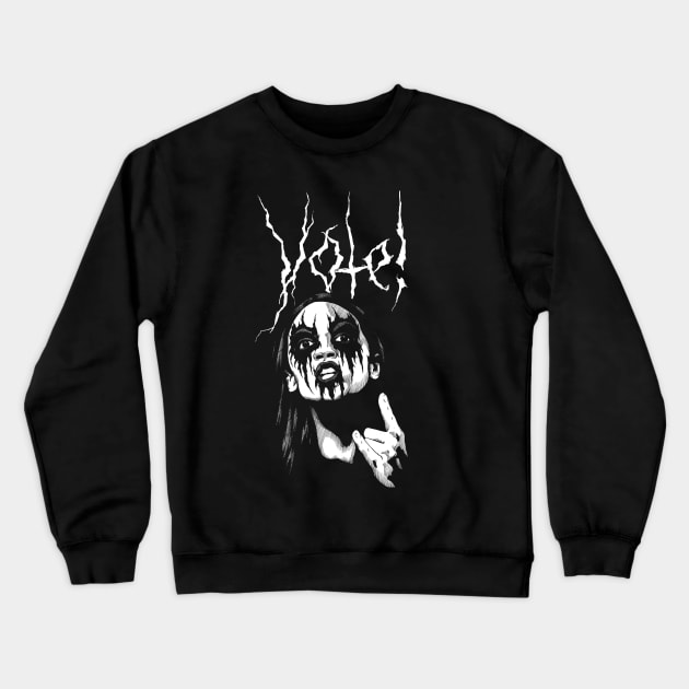 Black Metal AOC 2 Crewneck Sweatshirt by JonathanGrimmArt